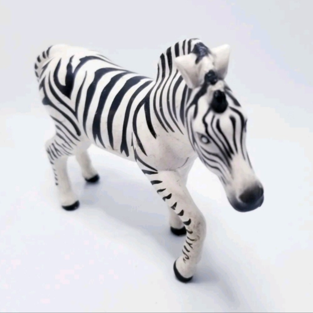 Vintage 1990 Playskool Zebra PVC Figure 4"